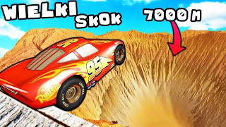 ❄️ SUPERSAMOCHODY SKOKI NA 7 KILOMETRÓW  BeamNG Drive [upl. by Anauqal685]