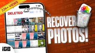 How to Recover Deleted Photos from iPhone 2024 Guide [upl. by Mulford]