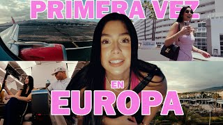 Primera vez en EUROPA LLEGAMOS A MADRID Daniela Reyes [upl. by Ahsircal]