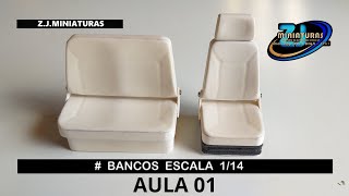 BANCOS EM PVC ESCALA 114 [upl. by Elaine]