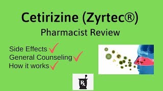 Cetirizine Zyrtec  Cetirizine Side Effects How it Works General Counseling [upl. by Elladine404]