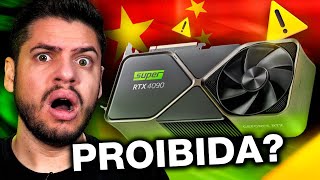 NVIDIA PROIBIDA na CHINA Placas AMD BANIDAS do CS2 PERFUME GAMER é SENSAÇÃO RTX 40 SUPER é REAL [upl. by Yelsehc]