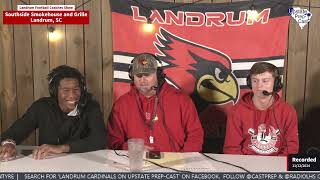 Landrum Football Coaches Show  Playoffs Week 1  Central [upl. by Ydoc]