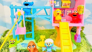 BEST Seseme Street Toys BARBIE Treehouse Play Learning Videos For Young Kids [upl. by Aciruam853]