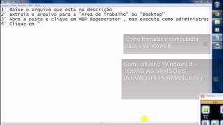 Como Ativar Windows 7  TODAS AS VERSÕES ATIVADOR PERMANENTE [upl. by Rebe138]