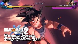 Dragon Ball Xenoverse 2  Parallel Quests  Burst Open and Mix [upl. by Andriette]