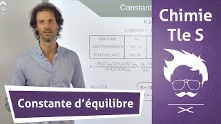 Chimie Terminale S  Constante déquilibre [upl. by Samau]