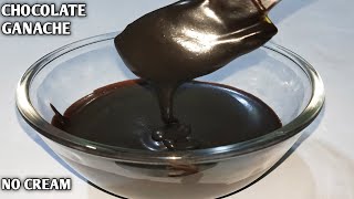 CHOCOLATE GANACHE WITHOUT CREAM ONLY IN 3INGREDIENTSCHOCOLATE GANACHE RECIPE IN 10MINS [upl. by Nielsen888]