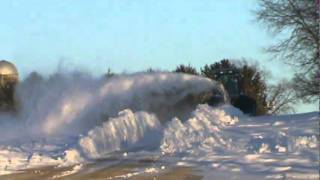 Snow blowing TV140 part3 [upl. by Luy591]