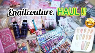 Enailcouture Scoop SALE Haul  SOFT GEL TIPS   Unbox with me  Total Value [upl. by Ledah]