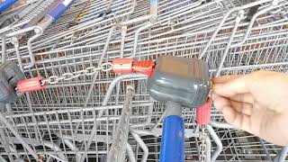 Aldi Grocery Store Shopping Cart Trick Life Hack [upl. by Rowena]