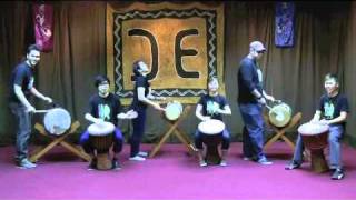 Djembe Lesson Demo  Djagbe [upl. by Golanka681]