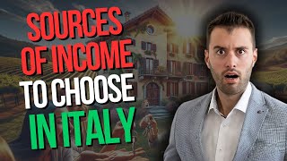 Sources of Income to Choose When you Come to Italy [upl. by Eram]