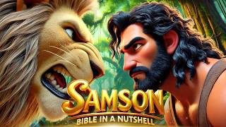 Story about Samson PLUS 15 More Cartoon Bible Stories for Kids [upl. by Casabonne]