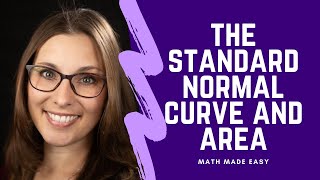 The Standard Normal Curve and Area [upl. by Atnauqahs328]