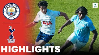 Manchester City vs Tottenham  Highlights  U18 FA Youth Cup Quarter Final 24022024 [upl. by Calica]