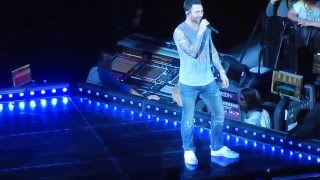 Maroon 5  She Will Be Loved  Behati  Amsterdam  3th June  live [upl. by Miko]