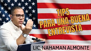 Tips para la Entrevista Consular [upl. by Giglio]