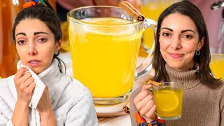 Ginger Turmeric Tea 🍋 Big Batch Immunity Booster for 1 [upl. by Labannah]