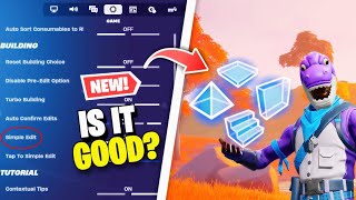 Is Simple Edit Good In Fortnite [upl. by Zetnauq70]