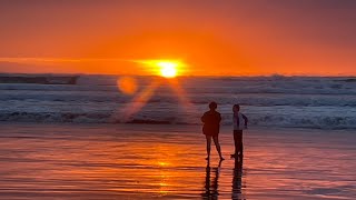 Cannon Beach Oregon  Amazing Sunsets Family Day Trip Pt 2 [upl. by Hoxsie802]