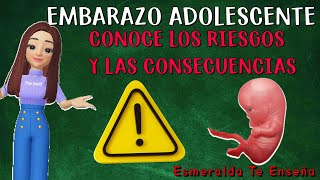 🛑Riesgos y Consecuencias del Embarazo Adolescente👶 [upl. by Shulamith]