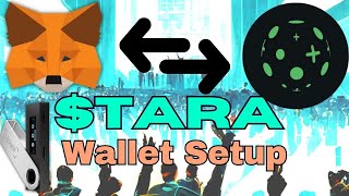 How to import Taraxa TARA crypto to Metamask and Ledger Wallet Tutorial [upl. by Nolrah645]