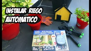 Como Instalar un Sistema de Riego por Goteo Automático  La Huerta de Ivan [upl. by Nosle]