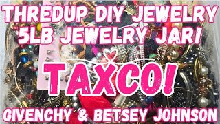 TAXCO 925 SILVER amp BETSEY JOHNSON 🥰 Thredup DIY 5lb Mystery Jewelry Jar Unboxing jewelryunboxing [upl. by Yoral]