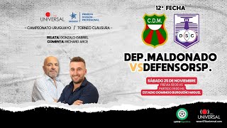 DEPORTIVO MALDONADO VS DEFENSOR SPORTING EN VIVO  970 UNIVERSAL [upl. by Emina]