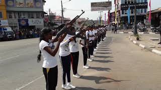 Practicing  Wave Navy Cadets Girls [upl. by Aidin]