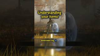 Elden Ring essential tip for understanding your items eldenringtipsandtricks fromsoftware [upl. by Anairotciv]