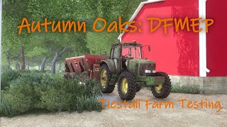 🚜LIVEFS19Autumn OaksDFMEPDay 3 Tiestall Dairy Testing [upl. by Waligore]