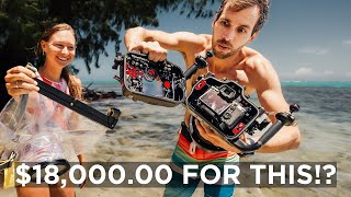 900000 Vs 350 Camera Housing to shoot Underwater [upl. by Wrdna]