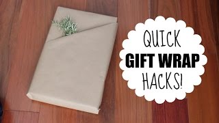 Quick Gift Wrap Hacks [upl. by Mintz]