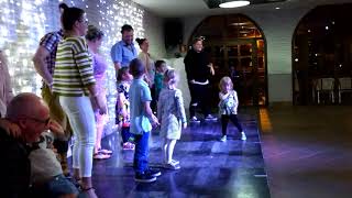 Soku socu bachi baci vira mini disco kids party song dance routine Video Spanish holiday San Jeorge [upl. by Flam343]