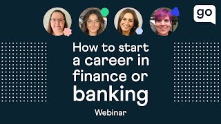 How to Start a Career in Finance or Banking Career Webinar for Graduates [upl. by Guyer]