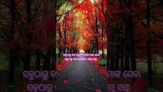 ସବୁଠାରୁ ବଡ଼ ସେବା  Odia Writing Short  Odia YouTube Short [upl. by Iruyas703]