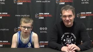 CEYBL U15 Press conference 11102024 BC Swiss Krono Żary  BK Teplice [upl. by Oileduab]