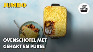 Wat eten we Ovenschotel met gehakt en puree [upl. by Anassor]