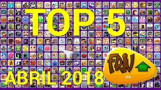 TOP 5 Mejores Juegos Frivcom de ABRIL 2018 [upl. by Alesi326]