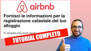 Inserire i Dati Catastali su Airbnb TUTORIAL [upl. by Aisorbma953]