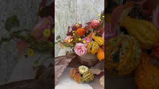 Create a fall basket with a small pumpkin – the perfect seasonal thank you flowers stlflorist [upl. by Imogen]