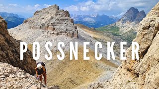 Best Via Ferrata in the Dolomites Climbing Possnecker [upl. by Lipkin626]