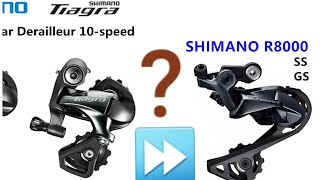 Shimano Ultegra r8000 rear derailleur review tiagra 4700 comparison upgrade [upl. by Saticilef]