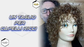 Taglio Capelli Ricci con Graduazione Regressiva e Frangia [upl. by Carolina]