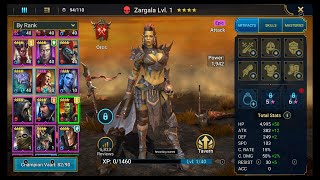 \ RAID Shadow Legends  Unlocking Zargala EPIC FORCE Champion [upl. by Nonaihr]