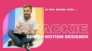 In the studio with Jackie • Senior Motion Designer [upl. by Mahtal425]