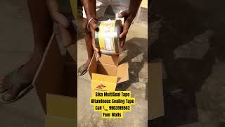 Unboxing Sika MultiSeal Tape sika tape waterproofing [upl. by Ybbil]