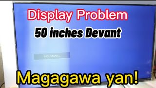 How to Fix Display Problem in devant 50 inches Led Tv [upl. by Nagle249]